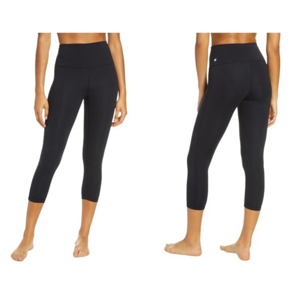 NWOT ZELLA Lite Crop‎ Leggings in Black (S)